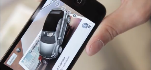 VW AUGMENTE LA REALITE Golf Cabrio AR VW AUGMENTE LA REALITE