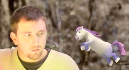 nissan poney nissan poney Nissan : des poneys virtuels pour une pub!