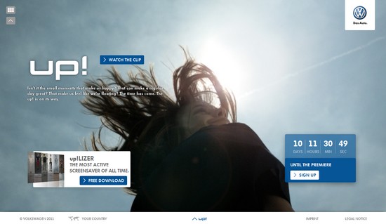 site vw up site vw up VW Up : teaser et mini site!