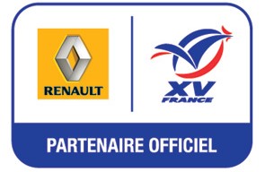 renault partenaire officiel XV de France Renault mêle son réseau au XV de France pour la Coupe du Monde de Rugby