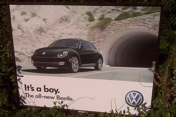 VW Beetle Its A Boy Beetle 2012: La Campagne US