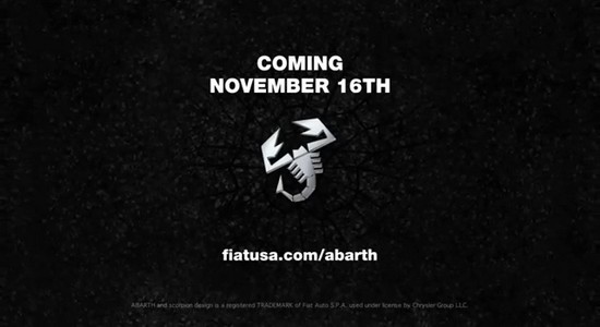 teaser abarth teaser abarth Fiat 500 Abarth aux USA : le teaser!