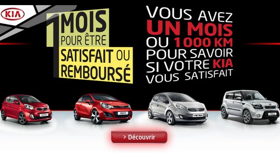 kia satisfait rembourse kia satisfait rembourse Kia frappe fort : Satisfait... ou remboursé!