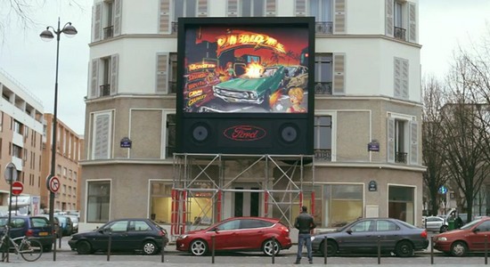 ford flipper ford flipper Ford : Un flipper géant pour faire la promo du Park Assist!