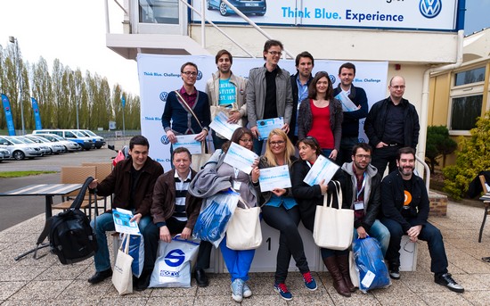 team tb team tb AM a inauguré le VW Think Blue Challenge!