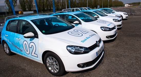 think blue challenge day think blue challenge day1 AM a inauguré le VW Think Blue Challenge!