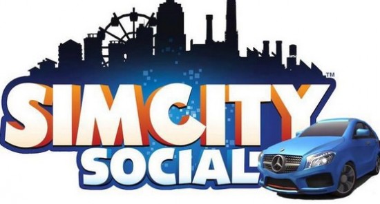 classe a simcity 550x296 La Mercedes Classe A sinvite dans SimCity Social!