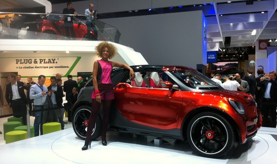 smart smart Mondial de lauto 2012 : Premières tribulations...